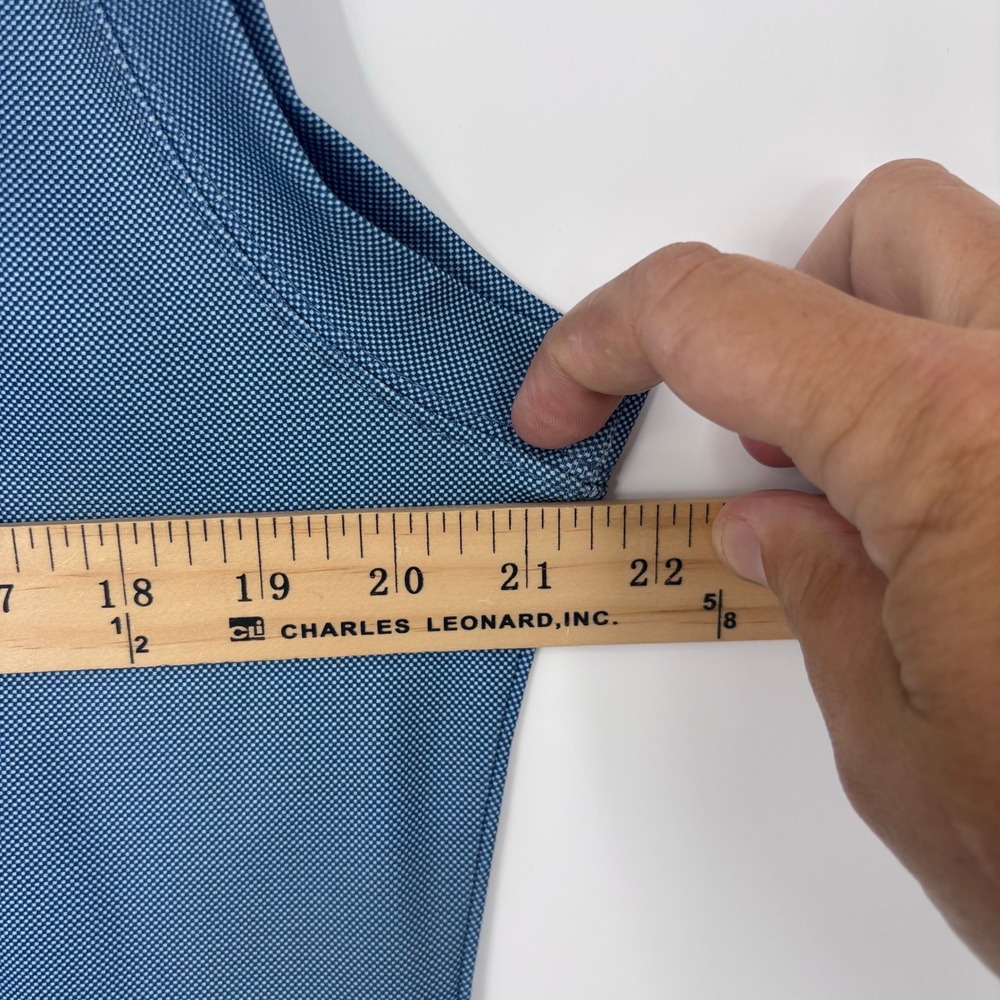 Auburn Tigers Horn Legend Bamboo Full Zip Performance Vest Mens L Blue Golf NEW - Picture 8 of 11